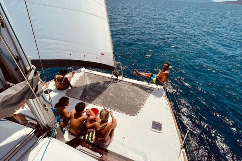Shared Catamaran Excursion in the Gulf of Asinara from Stintino