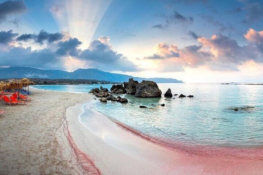 Elafonissi Beach From Chania with stop in Elos Village