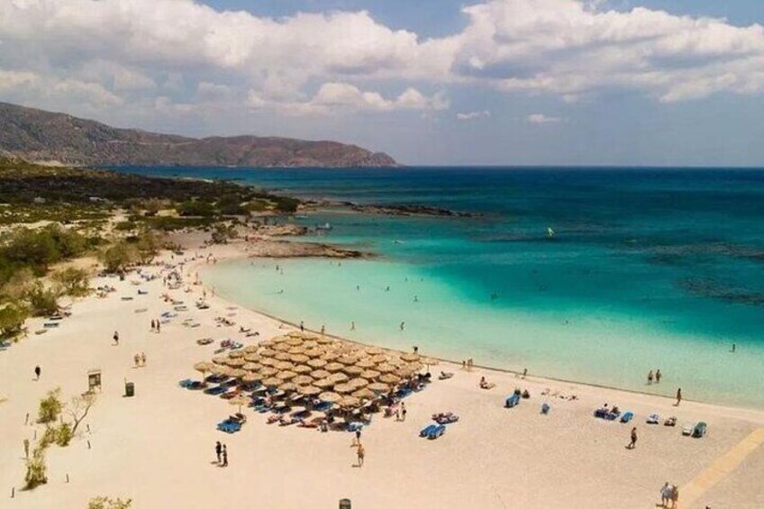 Elafonissi Beach From Chania with stop in Elos Village