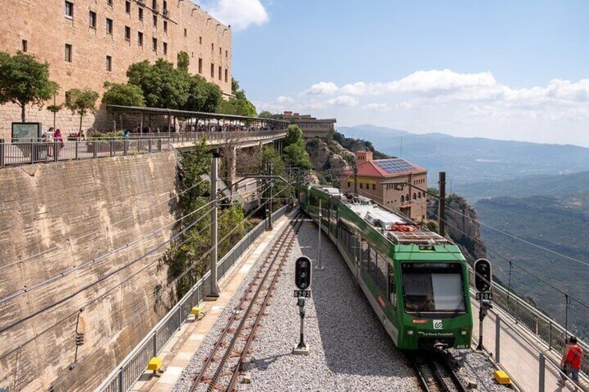 Montserrat Tour with Cogwheel Train, Monastery & Black Madonna