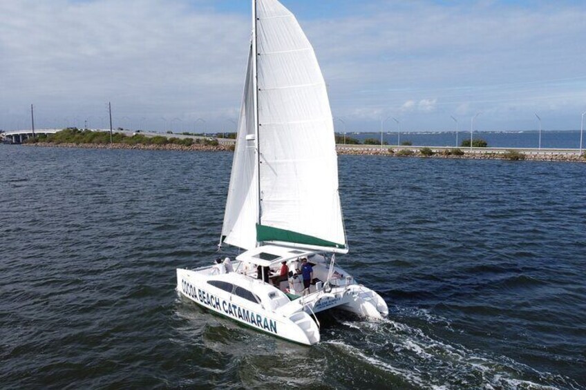 Private Dolphin Catamaran Sail In Cocoa Beach