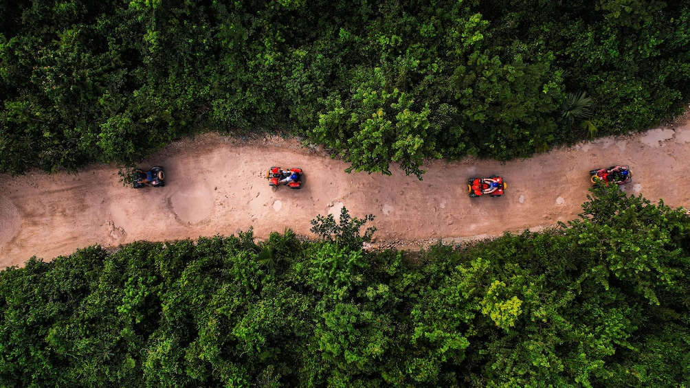ATV Jungle Adventure with Ziplines, Cenote & Tequila Tasting