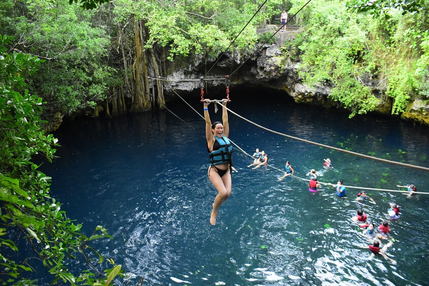 ATV Jungle Adventure with Ziplines, Cenote & Tequila Tasting