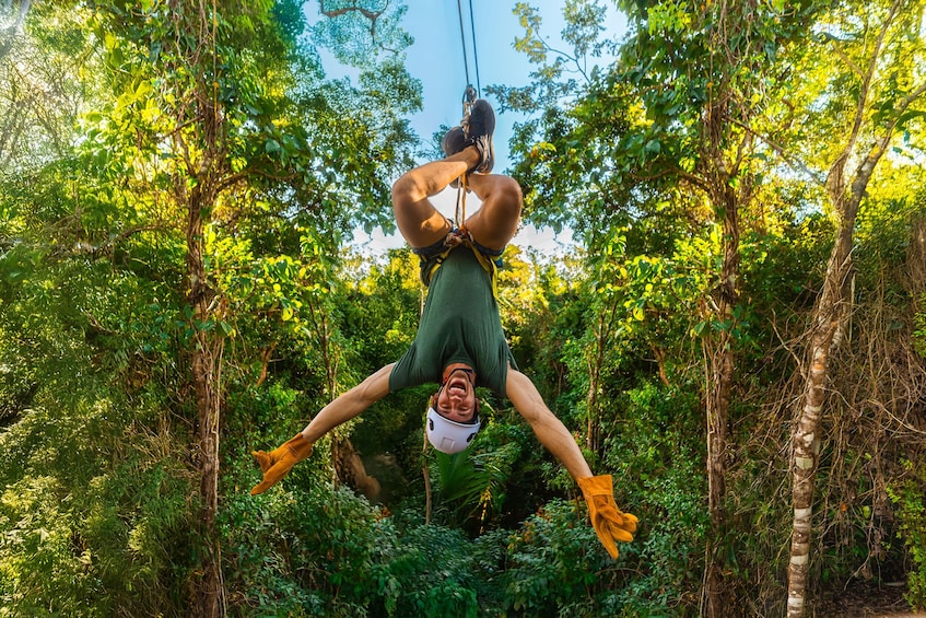 ATV Jungle Adventure with Ziplines, Cenote & Tequila Tasting