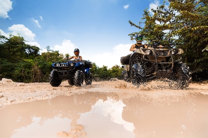 ATV Jungle Adventure with Ziplines, Cenote & Tequila Tasting