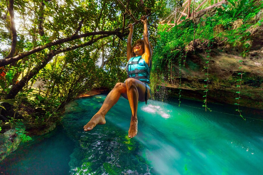 ATV Jungle Adventure with Ziplines, Cenote & Tequila Tasting