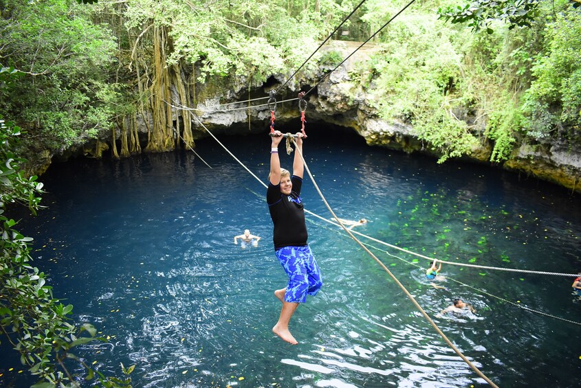 ATV Jungle Adventure with Ziplines, Cenote & Tequila Tasting