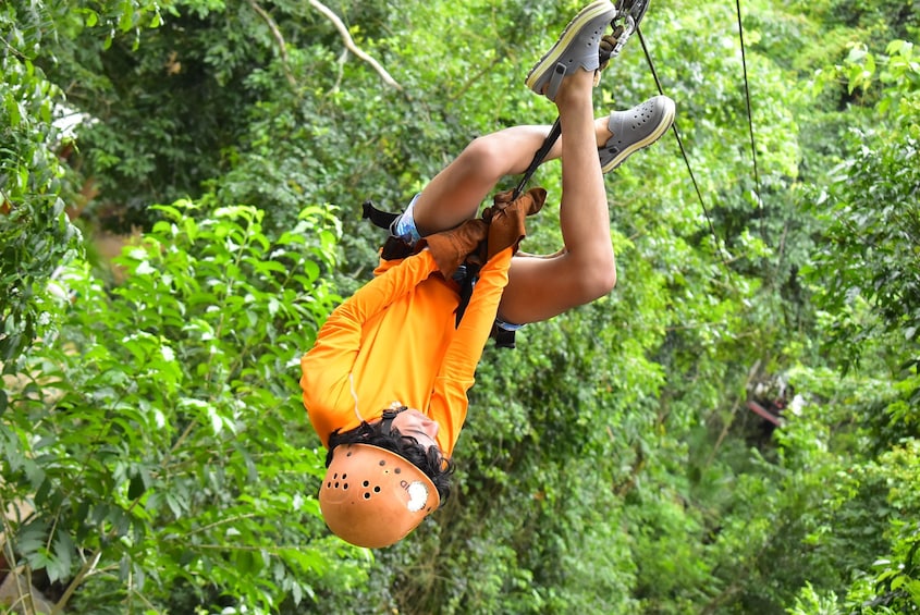 ATV Jungle Adventure with Ziplines, Cenote & Tequila Tasting
