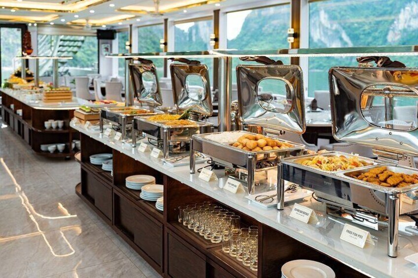 Luxury Hercules Premium Halong Bay Day Cruise with Buffet Lunch