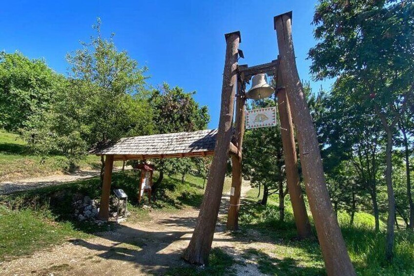 belltower on the path