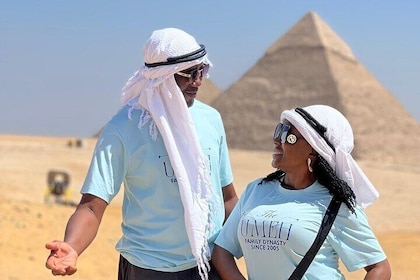 Excursión de un día barato a las pirámides de Giza con almuerzo koushari en...