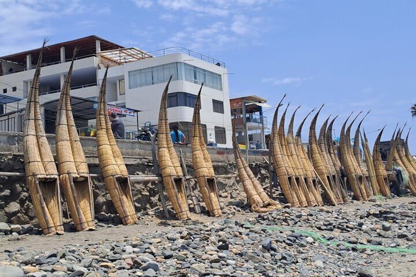 Totora boats