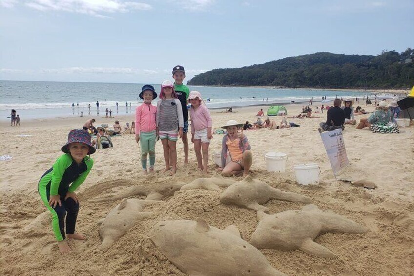 Sandcastle workshops for children and adults