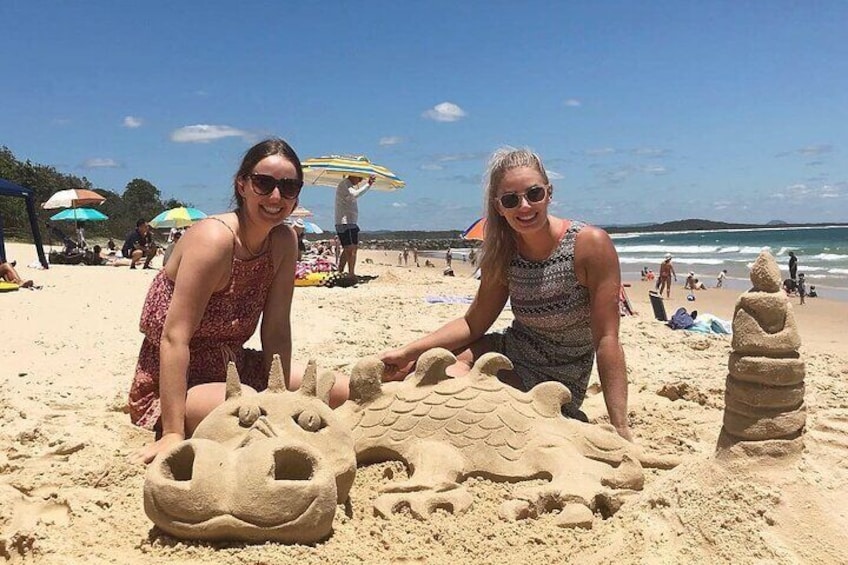 Sandcastle workshops for children and adults