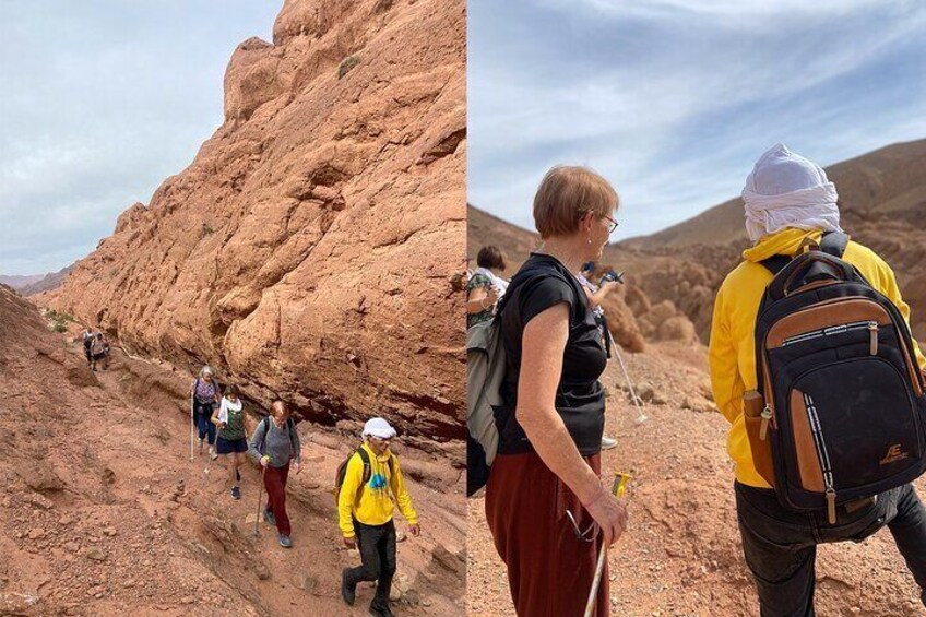 Private Hike in Monkey Fingers Canyon and Rock Climbing Adventure