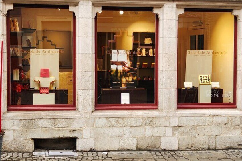 40 Minute Chocolate Tasting in Historical Center of Ghent 