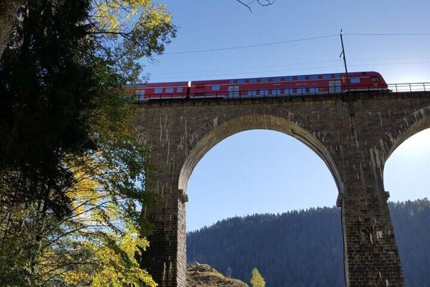 Watch the Black Forest Train passing by