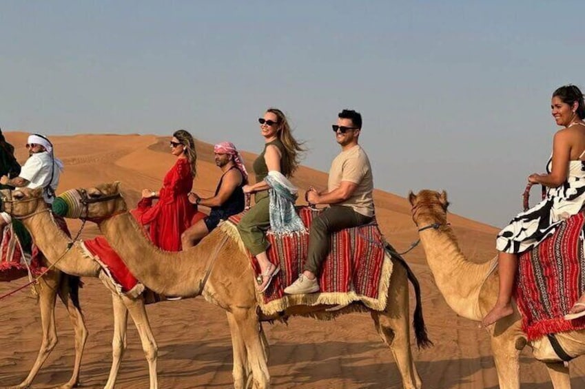 Vip Evening Desert Safari with quad bike,Camel Riding & Dinner