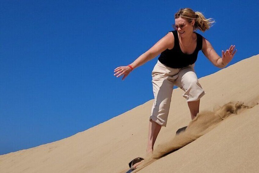 Sandboarding Thrill, Moroccan Breakfast & Cave Sights – Agadir
