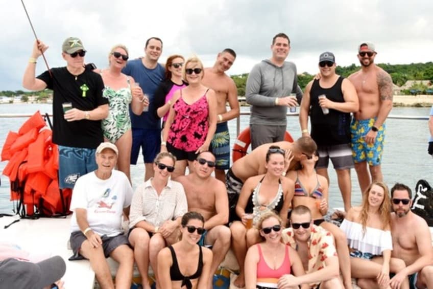 Jamaica Adults-Only Sunset Catamaran Cruise with Open Bar & DJ