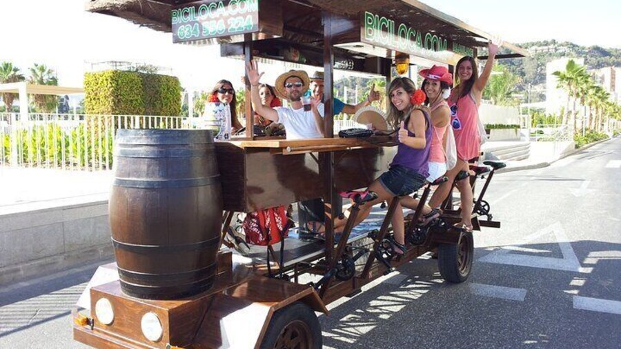 Shared Valencia Beer Bike Tour