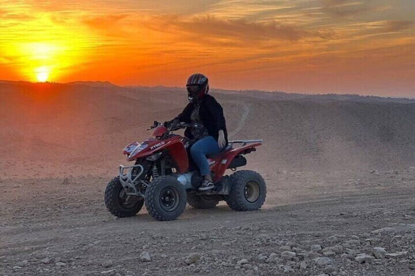 Explore Agafay Desert & ATV Quad, Sunset Camel & Dinner-Marrakesh