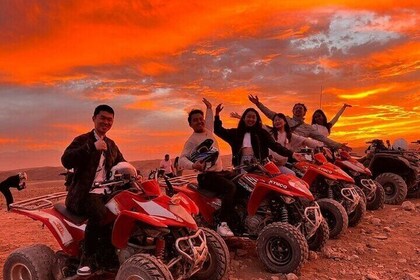 Explore Agafay Desert & quad bike Quad, Sunset Camel & Dinner-Marrakesh