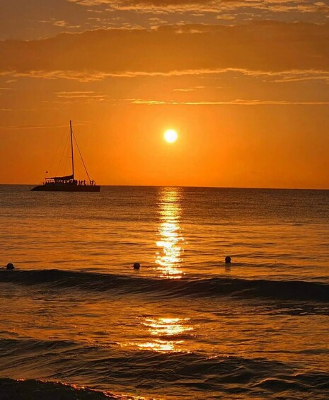 Family Friendly Sunset Catamaran in Jamaica with DJ