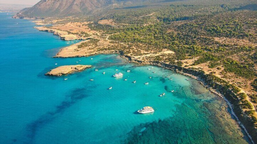 Paphos Highlight Tour with Aphrodite Bath and Blue Lagoon