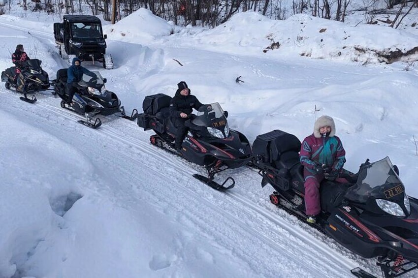 Scooter safari i sentrum av Alta. 