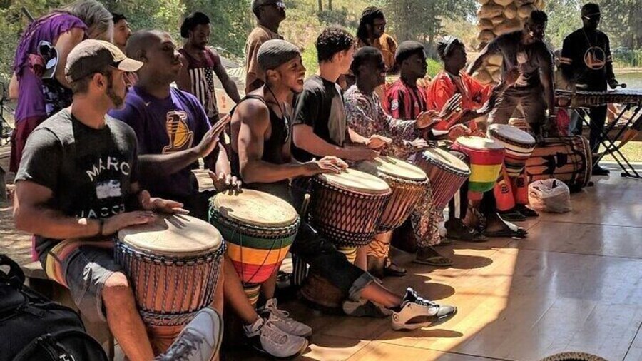 3 Hour African Drumming and Instrumentals Lessons and Local Songs