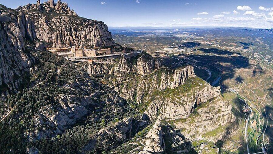 Montserrat Day Trip Scenic Cog Wheel Train from Barcelona