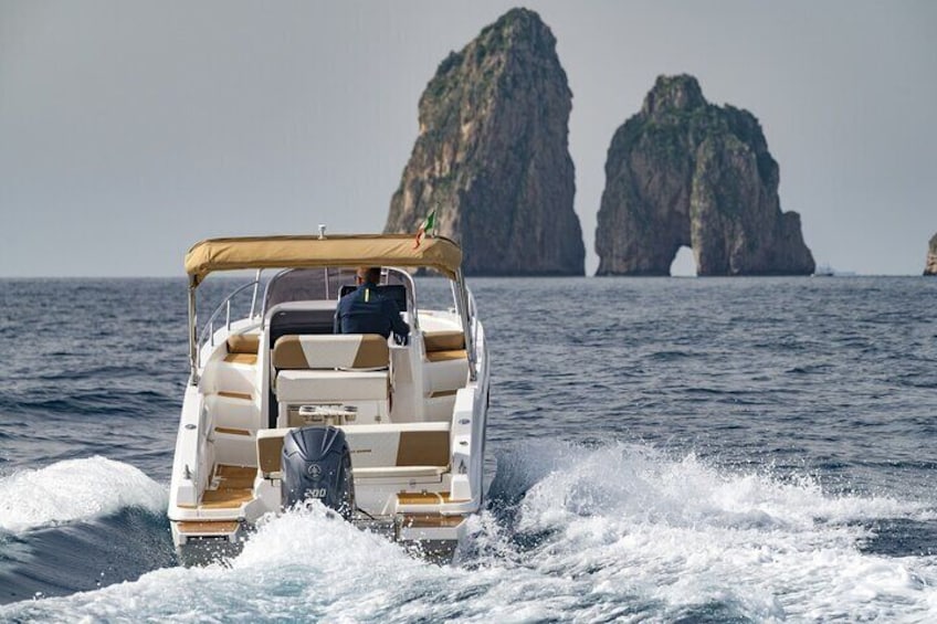 Amalfi Coast and Capri Private Boat Day Tour