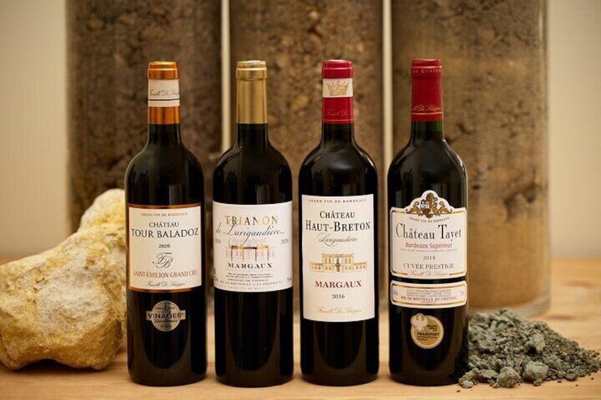 Tasting of 4 wines at Château Haut Breton Larigaudière