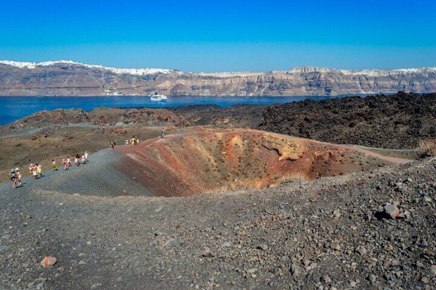 Santorini: Express Cruise to Volcano and Caldera Sea