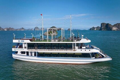 Halong Bay nyeste 5-stjerners cruise med buffet lunsj og boblebad