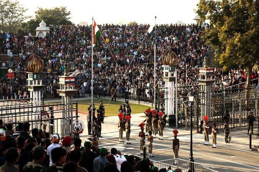 Wagah Border Parade.