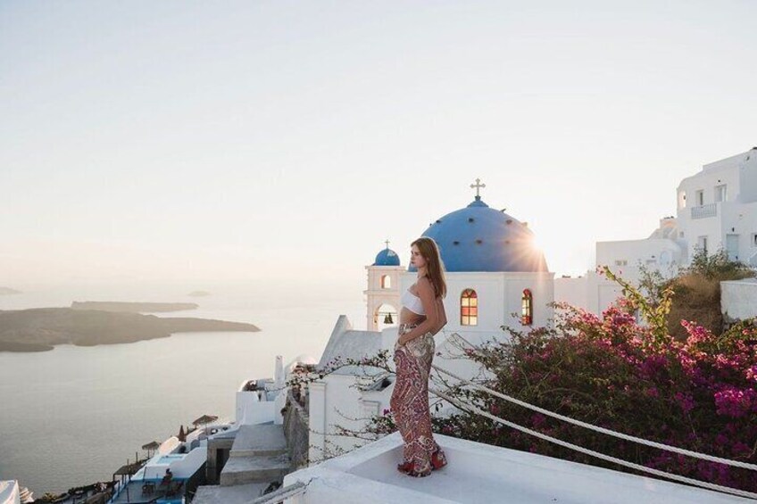 Half Day Santorini Private Tour Santorini:Oia, Pyrgos, Black Sand