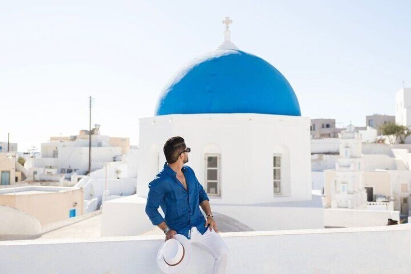 Half Day Santorini Private Tour Santorini:Oia, Pyrgos, Black Sand