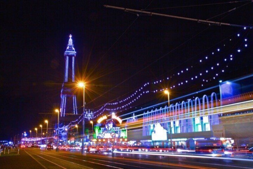 Blackpool Illuminations Walking Tour with an App