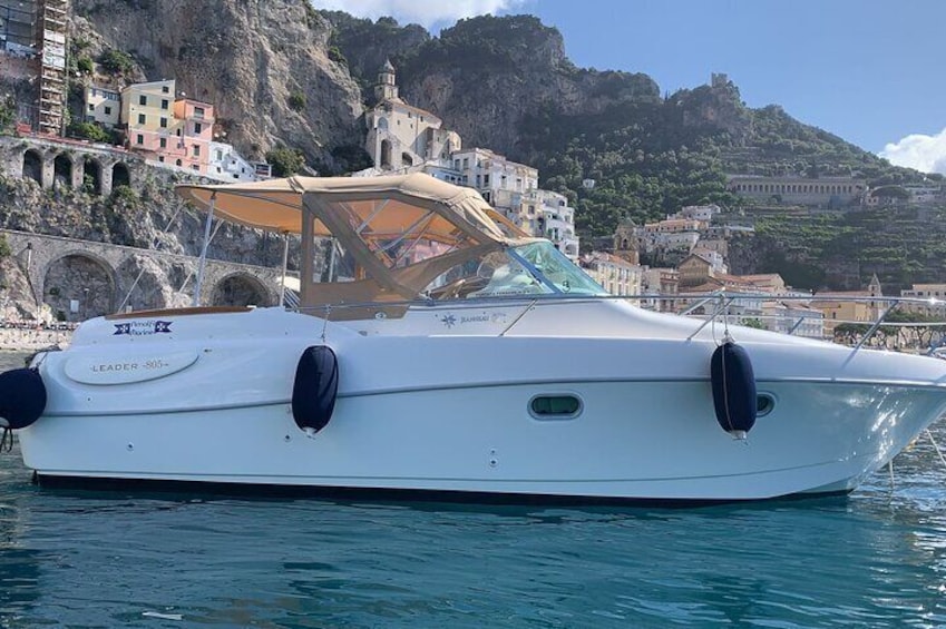 Private Boat Tour of Amalfi Coast and Capri by Jeanneau Leader