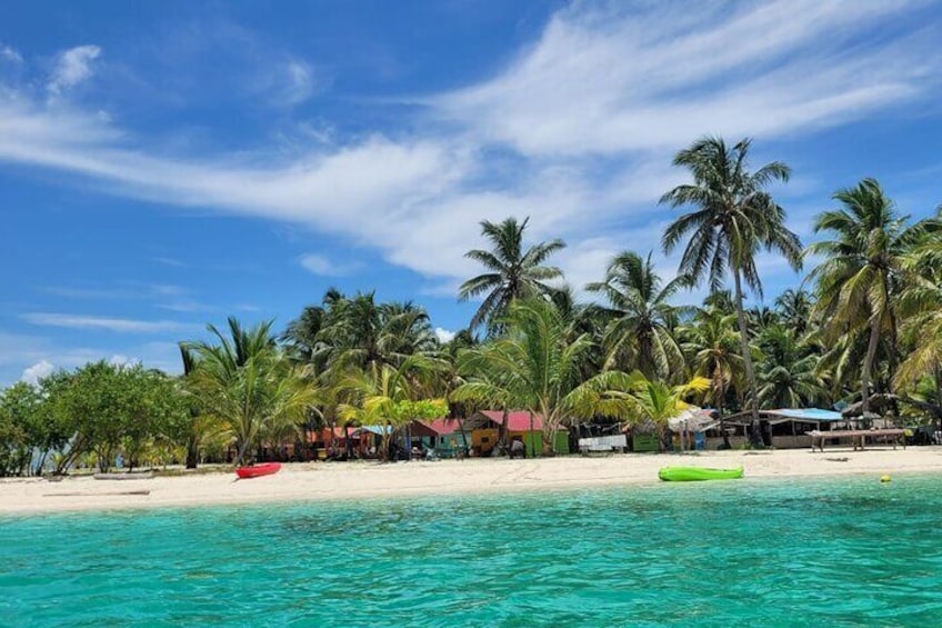 Immerse yourself in the crystal clear water of San Blas