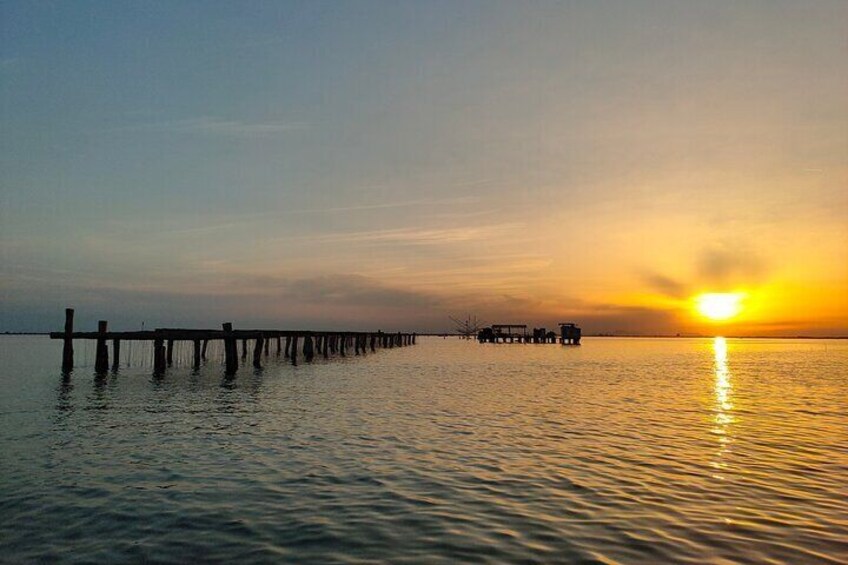 Chioggia : Golden Hour In The Venetian Lagoon By Boat