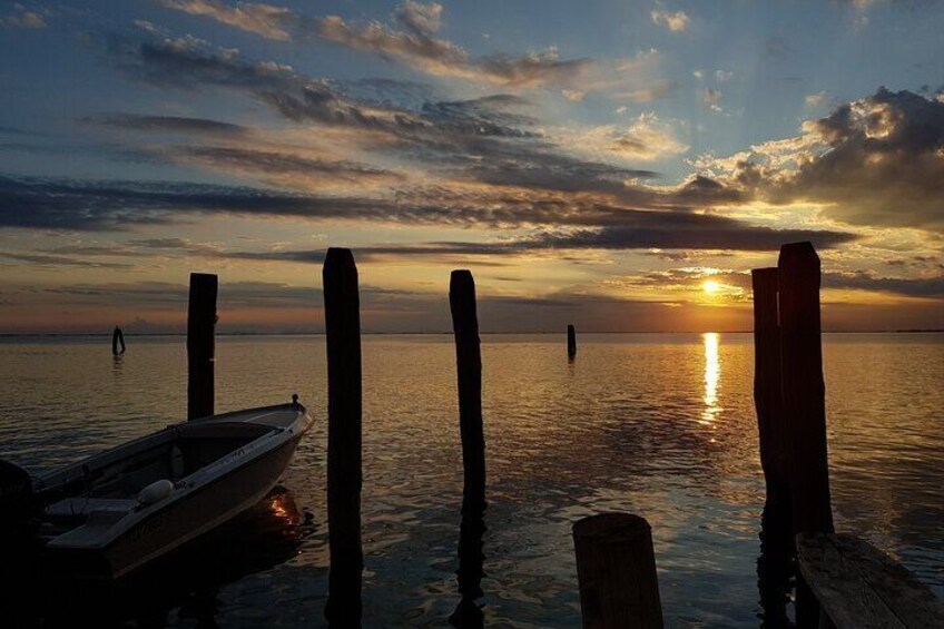 Chioggia : Golden Hour In The Venetian Lagoon By Boat