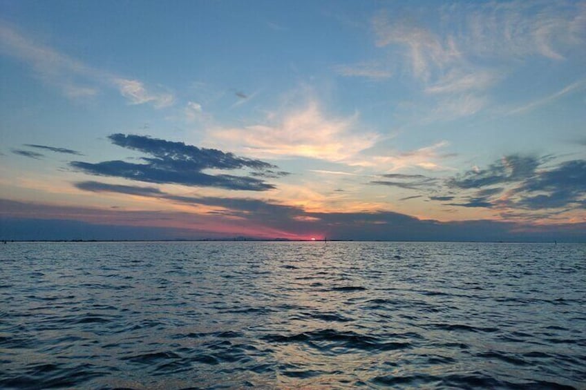 Chioggia : Golden Hour In The Venetian Lagoon By Boat