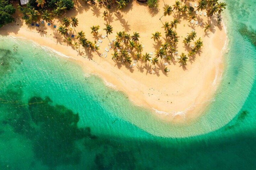 Samana with Rincon Beach and Cayo Levantado from Punta Cana