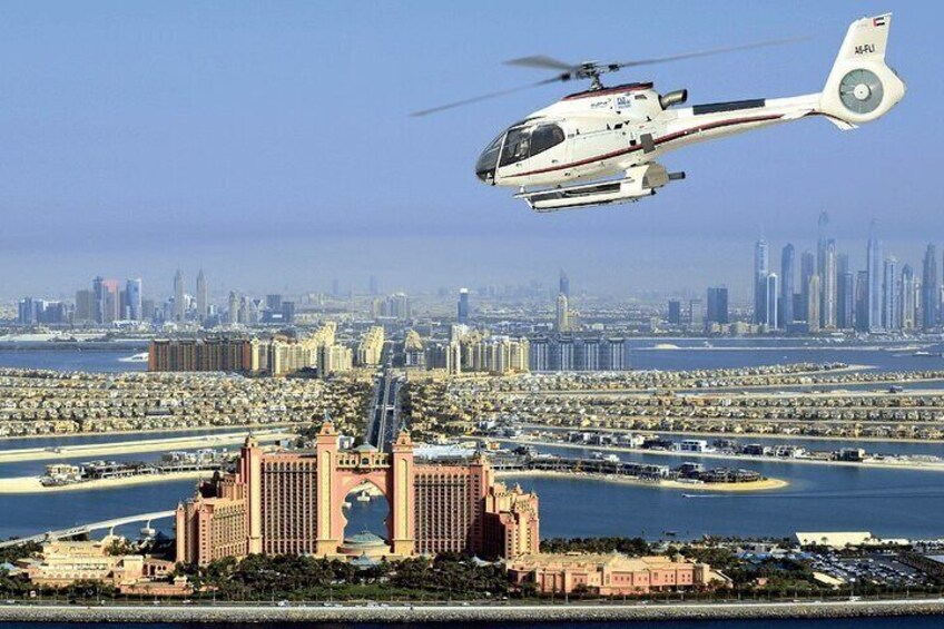 Dubai Skyline Dubai Helicopter Tour with Hotel PickUp and DropOff