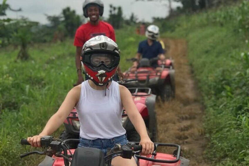 ATV Quad Bike Riding, Aburi Gardens and Water Falls