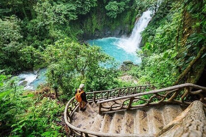 Private Tour of Tubing Rainforest Waterfall and Tenorio Volcano