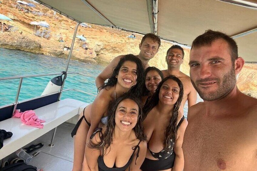 4 Hours Comino Blue or Crystal Lagoon and Sea Caves Cruise 